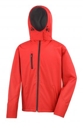 R230M - CORE TX PERFORMANCE HOODED SOFT SHELL JACKET - Afbeelding 4
