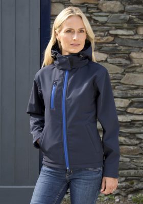 R230F - CORE LADIES TX PERFORMANCE HOODED SOFT SHELL JACKET