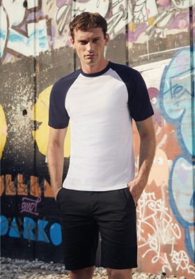 SC61026 - SHORT SLEEVE BASEBALL T FRUIT OF THE LOOM