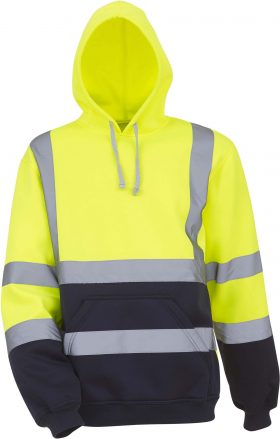 YHVK05 - Hi-Vis pullover hoodie - Afbeelding 3