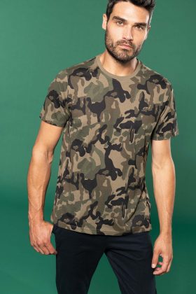 Kariban K3030 - T-shirt camo korte mouwen