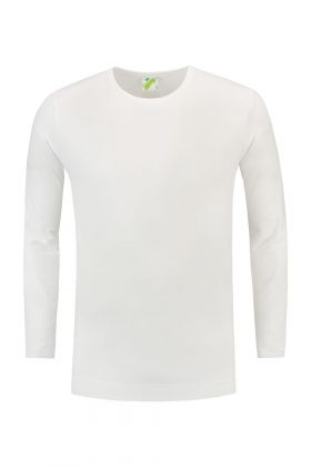 L&S T-SHIRT CREWNECK COT/ELAST LS FOR HIM lem 1265 - Afbeelding 2